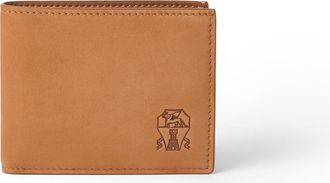 Brunello Cucinelli Nubuck wallet in Cognac at Nordstrom