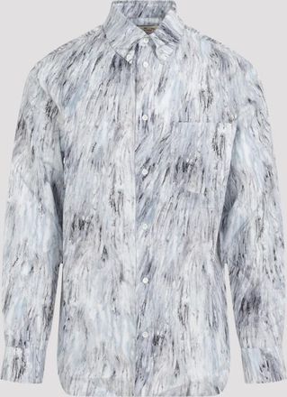 Marni Sky Blue Printed Shirt