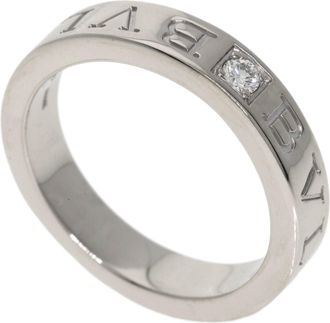 Bulgari White Gold (18K) Band Ring (Pre-Owned)
