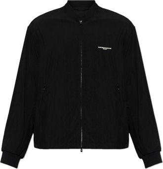 Emporio Armani Logo Jacket - Heren - Zomerjassen - Zwart - M - Jassen
