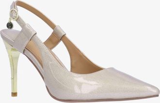 J. Rene&eacute; Womens Sirmati Patent Pump Heels In Taupe