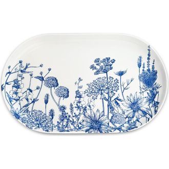 Caskata Summer Blues Large Coupe Oval Platter - Porcelain at Nordstrom