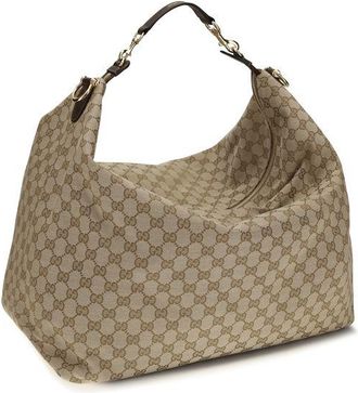 Gucci Mens Beige Fabric Shoulder Bag