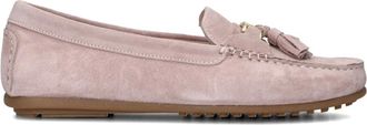 Stefano Lauran Schoenen, Dames, Roze, 39 1/2 EU, Su&egrave;de, Elegante Roze Su&egrave;de Mocassins