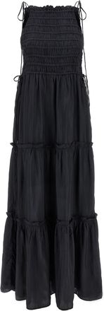 Ganni Ganni Viscose Long Womens Dress