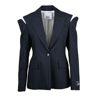 Erika Cavallini Semi Couture Mujer, Chaquetas, Azul, Talla: L