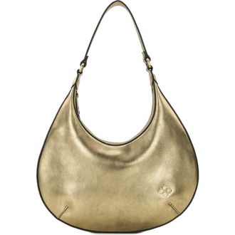 Patricia Nash Coco Crescent Shoulder Bag in Antique Gold at Nordstrom Rack