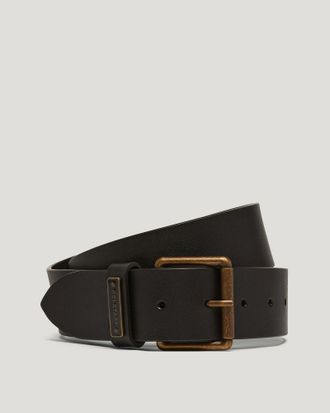 Belstaff Cintur&oacute;n Ledger Para Unisex Cuero De Becerro Negro S