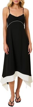 Solid & Striped The Lennox Sleeveless Maxi Dress in Noir at Nordstrom, Size X-Small