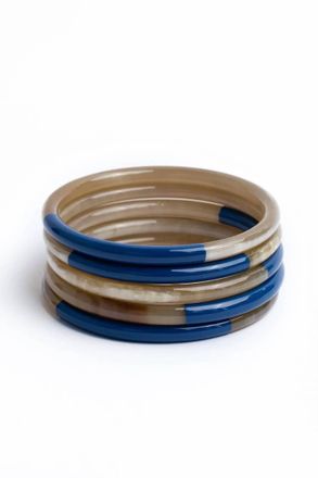 Sunshine Tienda Womens Bangle Set In Navy