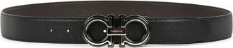 Ferragamo Reversible Gancini Belt - female - Ferragamo - Belts - Black - 105 CM - Accessories