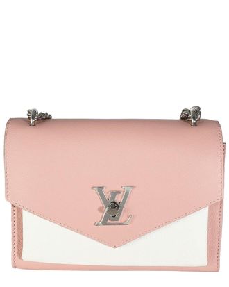 Louis Vuitton Black, Pink, White Leather Mylockme Bb (Authentic Pre-Loved)