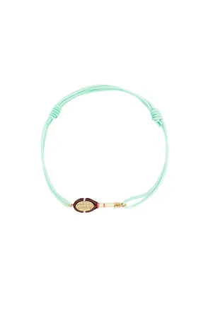 Aliita Light Blue Tennis Cord Charm Bracelet