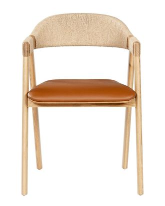 Safavieh Couture Eamon Leather Dining Chair