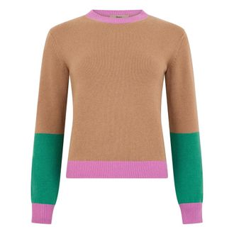 Herno Cashmere Knitwear, female, Multicolor, Size: 2XS Cashmere Sweater