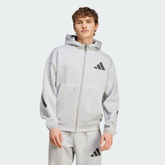 adidas Mens adidas Z. N.E. Full-Zip Hooded Track Jacket