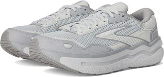 Brooks Ghost Max SE (Suede) Womens Walking Shoes Oyster/Alloy/Antarctica : 10.5 B - Medium, Suede/Textile