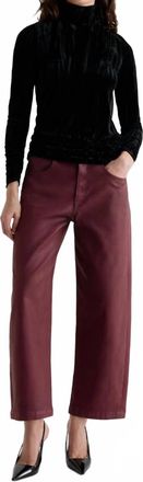 AG - Adriano Goldschmied Hattie Winery Pants In Red