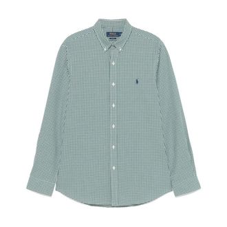 Ralph Lauren Casual Overhemd - Heren - Casual Overhemden - Groen - S - Katoen - Overhemden
