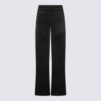 Balenciaga Womens Jeans Black Fade Out _100 % Co