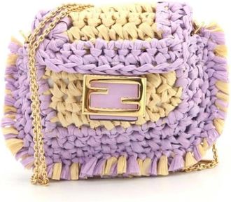 Fendi Pre-owned Cross Body Bags, female, Multicolor, Size: ONE SIZE Pre-owned Leather fendi-bags