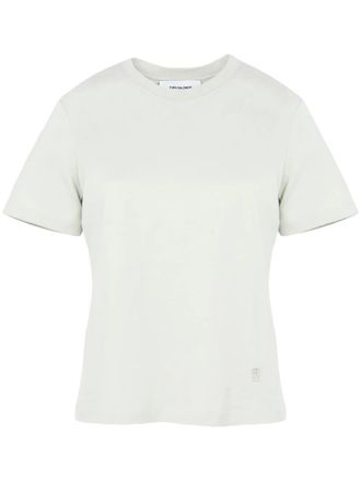 Yves Salomon jersey T-shirt - women - Organic Cashmere/Cotton - L - Green