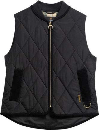 Barbour Glendyn Gewatteerd Gilet - Dames - Jassen - Zwart - Maat: S Katoen
