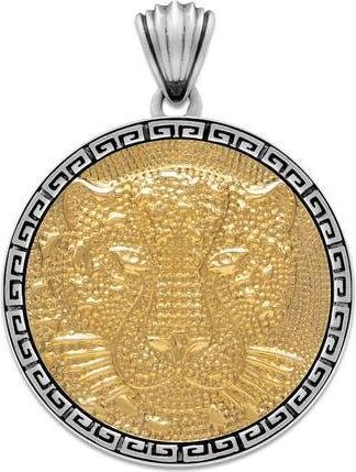 Samuel B. Leopard Pendant in Silver And Gold at Nordstrom Rack