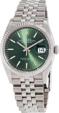 Rolex Datejust 36 Mint Green Dial Automatic Mens Jubilee Watch M126234-0051