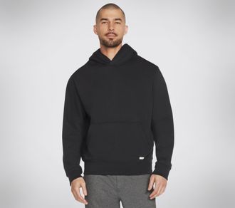 Skechers Kapuzensweatshirt SKECHERS, Herren, Gr. XXL, schwarz (bold schwarz), Obermaterial: 70% Baumwolle, 30% Polyester, Sweatshirts Kapuzensweatshirt