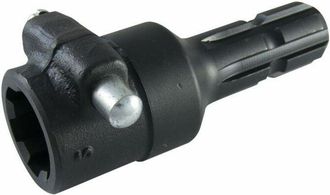 AMA Riduzione per presa di forza con profilo esterno 1 3/8 e profilo interno 1 3/4 con pulsante