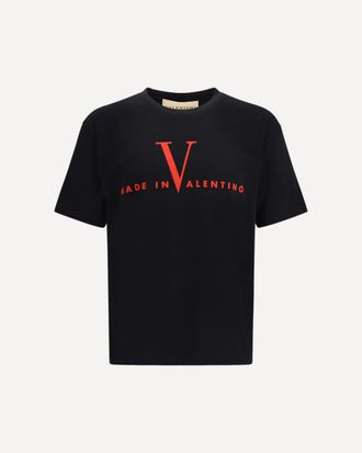 Valentino T-shirt with a Made in Valentino print Male XL