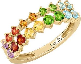 Bony Levy 14K Color 14K 0.99 Ct. Tw. 18 Mix Ring