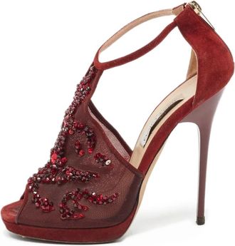 Jimmy Choo London Sandali con tacco 125mm - Rosso