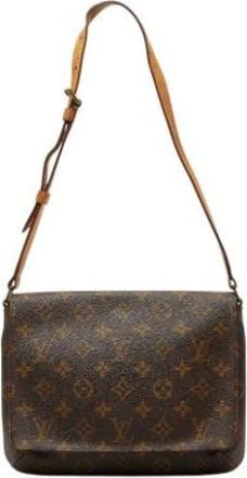 Louis Vuitton Pre-owned Cross Body Bags, female, Brown, Size: ONE SIZE Pre-owned Vintage Monogram Shoulder Bag