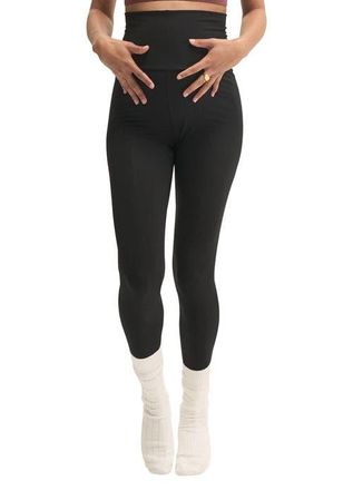Hatch The Ultra Soft Before, During, & After Maternity Leggings in Black at Nordstrom, Size X-Large