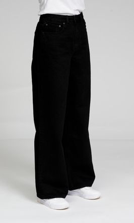 Perform Collection De Originele Performance Wide Jeans - Zwart Denim