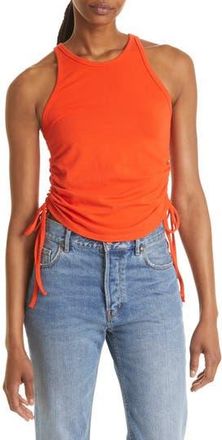 The Range Drawstring Ruched Tank in Fuego at Nordstrom Rack, Size X-Small