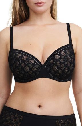 Chantelle Ace Unlined Underwire Bra in Black at Nordstrom, Size 36E