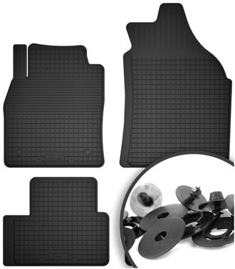 OEM Alfombrillas De Goma + Topes Para: Renault Twingo Iii Hatchback (2014-)
