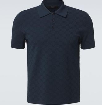 Gucci GG jacquard polo shirt