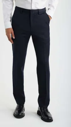 Bonobos Jetsetter Athletic Fit Stretch Wool Suit Pants in Navy at Nordstrom, Size 34 X 30