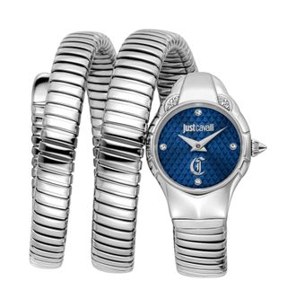 Just Cavalli Womens Snake 316L Stainless Steel Watch - Silver - One Size