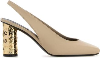 Givenchy Sand Leather Tape Pumps