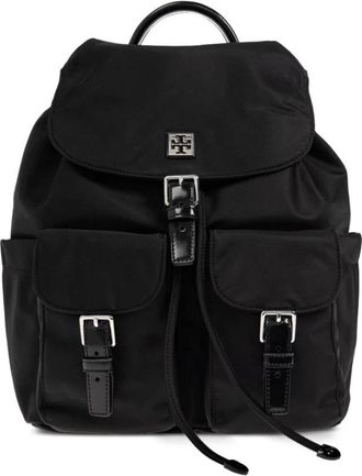 Tory Burch Zwarte Bucket Bag & Rugzak - Dames - Rugzakken - Zwart - ONE Size - Tassen