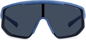 Polaroid PLD 7047/S Polarized FLL/C3 Mens Sunglasses Blue Size 199