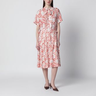 Prada Floral print shirt dress