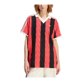 adidas Tops, Dames, Veelkleurig, M, Polyester, Polo T-shirt met korte mouwen