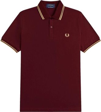 Fred Perry M12 Polo - Heren - Polos - Rood - 4XS - Katoen - Tops