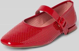H&ouml;gl Ballerinas mit Lochmuster in Rot, Gr&ouml;&szlig;e 38